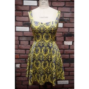 Sweetheart Neckline Skater Dress